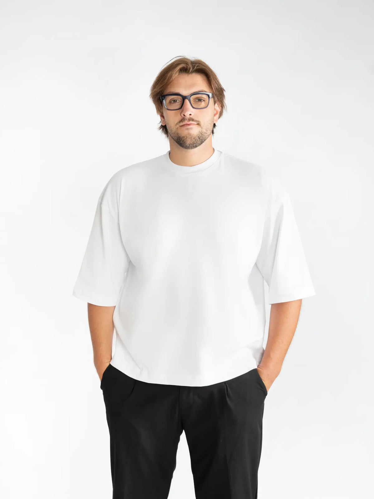 Maglia Oversize Unisex Bianca